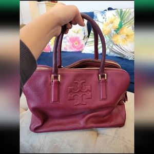 Tory Burch red leather bag